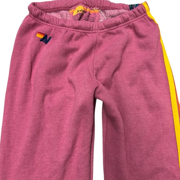 NWT Aviator Nation Sweat Pants Joggers Women's Size L large PINK New with tag - Picture 3 of 4